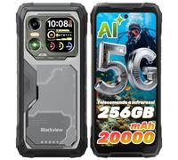 Blackview Xplore 1 5G Rugged Smartphone con Doppio Schermo, Batteria 20000mAh Android 15, 36GB+256GB/2TB, Display 6.78" FHD+ 120Hz, 64MP+50MP+20MP con Visione Notturna, NFC/Torcia/Dual SIM