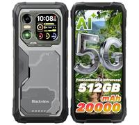 Blackview Xplore 1 Rugged Smartphone 5G Andriod 15,20000mAh 48GB+512GB/2TB Telefono Indistruttibile,Controllo Remoto Infrarosso+64MP+50MP,Rugged Phone 98dB Altoparlante,120Hz 6.78" FHD,OTG/NFC/GPS