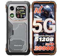 Blackview Xplore 1 Rugged Smartphone 5G Andriod 15,20000mAh 48GB+512GB/2TB Telefono Indistruttibile,Controllo Remoto Infrarosso+64MP+50MP,Rugged Phone 98dB Altoparlante,120Hz 6.78" FHD,OTG/NFC/GPS