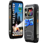 Blackview XPLORE 1 Smartphone robusto, smartphone esterno impermeabile 5G Android 15, display 6,78'' 2,4K, 256 GB/512 GB, 20000 mAh