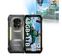 Blackview Xplore 2 16GB 1TB 6.73" AMOLED 3.2K 120Hz 5G Dual SIM Proiettore 20000mAh IP69K Android Nero