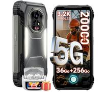 Blackview Xplore 2 Rugged Smartphone 5G, 20000mAh Batteria Android 15 Telefono Indistruttibile, 6.73''FHD, 120Hz, Dimensity 8300, 50MP+20MP, 36GB+256GB Cellulare Robusto, Dual SIM/OTG/WIFI 6/IP68