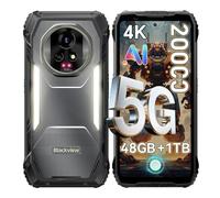 Blackview Xplore 2 Rugged Smartphone 5G, 20000mAh Batteria Telefono Indistruttibile, 6.73''FHD, 120Hz, MTK 8300, 3.2K AMOLED, 50MP+20MP, 48GB+1TB Cellulare Robusto, Dual SIM/OTG/WIFI 6/IP68