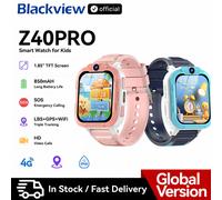 Blackview Z40 Pro Smartwatch per Bambini con Tripla Posizionamento AI LBS+WiFi+GPS, Batteria Grande da 850mAh, Chiamate Video 4G, Orologio Telefono Intelligente