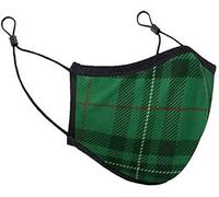 Blackwatch Tartan Riutilizzabili Maschera Viso Cotone Copertura Anti Polvere
