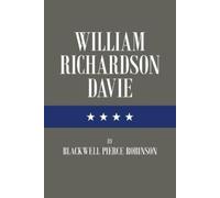 Blackwell Pierce Robinson William Richardson Davie (Tascabile)