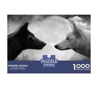BlackWhiteWolfMoon Quality Paper Material Excellent Hobby for Quiet Time, Weekends And Holiday Relaxation 38x26cm/1000pcs