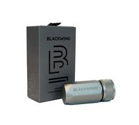 Blackwing Affilatrice a punta lunga in un solo passo, lama in acciaio tedesco, punta curva affilata, alluminio lavorato, grigio
