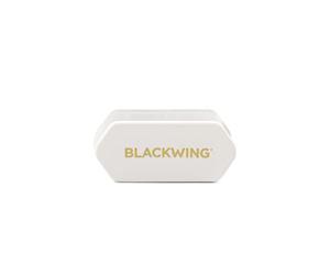 Blackwing Temperamatite a punta lunga a due fasi, bianco, lame in acciaio tedesco, crea una punta lunga affilata, 1 pezzo