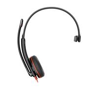 Blackwire 3210 USB-C Cuffie Poly Blackwire 3210 monoaurali USB-C + adattatore USB-C/A (sfuse)