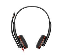 Blackwire 3220 USB-C Cuffie Poly Blackwire 3220 stereo USB-C nere + adattatore USB-C/A (sfuse)