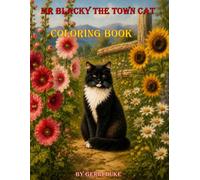 Blacky The Town Cat: Coloring Book