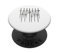 Blade Art Design, collage con falchion e pugnale PopSockets PopGrip Adesivo