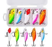 Blade Baits - 5 esche a cucchiaio, in metallo, VIB, rigide, per pesca alla trota, walleye, crappie, spigola, 11,3 g/5,2 cm