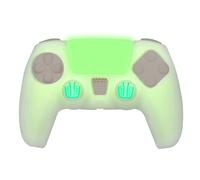 FR-TEC Funda de Silicona + Grips Protectores Custom Kit Glow in The Dark para PS5 - Grips Protectores - Mejora el Agarre - Stic