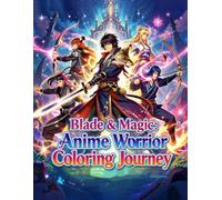 Blade & Magic: Anime Warrior Coloring Journey: Color Epic Anime Warriors, Samurai, and Fantasy Heroes