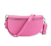 Blade Marsupio da donna in vera pelle, elegante marsupio, da donna, con 2 motivi e pelle staccabili e regolabili, tracolla da donna, tasca sul petto di alta qualità per donne, Rosa 1, L, Marsupio
