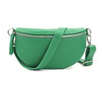 Blade Marsupio da donna in vera pelle, elegante marsupio, da donna, con 2 motivi e pelle staccabili e regolabili, tracolla da donna, tasca sul petto di alta qualità per donne, Verde 1, s, Marsupio