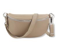 Blade Marsupio da donna in vera pelle, elegante marsupio, da donna, con 2 motivi e pelle staccabili e regolabili, tracolla da donna, tasca sul petto di alta qualità per donne, Beige-1, L, Marsupio