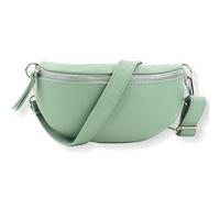 Blade Marsupio da donna in vera pelle, elegante marsupio, da donna, con 2 motivi e pelle staccabili e regolabili, tracolla da donna, tasca sul petto di alta qualità per donne, Menta 1, L, Marsupio