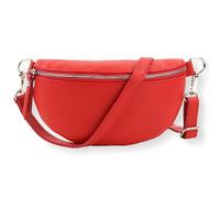 Blade Marsupio da donna in vera pelle, elegante marsupio, da donna, con 2 motivi e pelle staccabili e regolabili, tracolla da donna, tasca sul petto di alta qualità per donne, Rosso 1, s, Marsupio