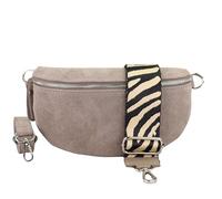 Blade Marsupio da donna, realizzato a mano, in pelle scamosciata, borsa a tracolla, marsupio in vera pelle con cinghie a fantasia, 3 misure, elegante borsa a tracolla in Italia, regalo per te, in