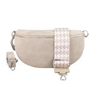 Blade Marsupio da donna, realizzato a mano, in pelle scamosciata, borsa a tracolla, marsupio in vera pelle con cinghie a fantasia, 3 misure, elegante borsa a tracolla in Italia, regalo per te, in