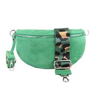 Blade Marsupio da donna, realizzato a mano, in pelle scamosciata, borsa a tracolla, marsupio in vera pelle con cinghie a fantasia, 3 misure, elegante borsa a tracolla in Italia, regalo per te, in