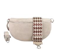 Blade Marsupio da donna, realizzato a mano, in pelle scamosciata, borsa a tracolla, marsupio in vera pelle con cinghie a fantasia, 3 misure, elegante borsa a tracolla in Italia, regalo per te, in