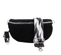 Blade Marsupio da donna, realizzato a mano, in pelle scamosciata, borsa a tracolla, marsupio in vera pelle con 2 cinghie larghe rimovibili/regolabili, borsa a tracolla italiana, regalo per te -Schw,