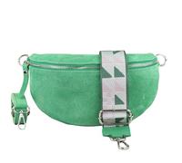 Blade Marsupio da donna, realizzato a mano, in pelle scamosciata, borsa a tracolla, marsupio in vera pelle con cinghie a fantasia, 3 misure, elegante borsa a tracolla in Italia, regalo per te, in