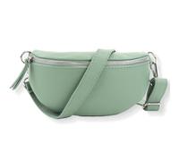 Blade Marsupio in Vera Pelle - Elegante Borsa a Tracolla da Donna di Alta Qualità Con Chiusura Lampo - Menta