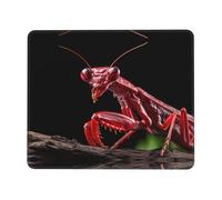 Blade Red Praying Mantis Mouse Pad 7 X 21,8 cm Superficie impermeabile e base in gomma antiscivolo con bordi cuciti Tappetino per mouse da gioco per laptop,