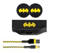 FR-TEC Pack Carga y Juega Batman Xbox Series X/S - Grips con Logo Batman - Cable USB-C 3m Resistente y Colorido - Bateria Recar