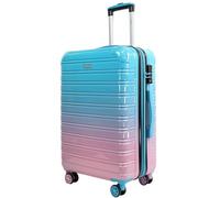 Blade Set di 3 valigie espandibili - Valigia rigida trolley - Valigia leggera in ABS + PC con serratura TSA - 4 ruote rotanti - Set di 3 valigie da viaggio, blu-rosa, L, valigetta