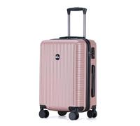 Blade Set di 3 valigie - Valigia rigida trolley - Valigetta leggera in ABS + PC con serratura TSA - 4 ruote rotanti - Set di 3 valigie da viaggio, oro rosa., M (Handgepäck), valigetta