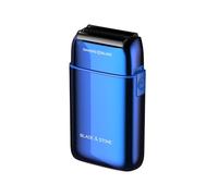 Blade & Stone™ Rasoio a lamina PS501 | Lama Graphene-X™ | Rasoio professionale per uomo | Motore brushless resistente da 8000 giri/min, rasoio da barbiere senza fili interamente in metallo - Big Blue