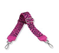 Blade Tracolla regolabile per borsa Cinturino intercambiabile donna Cinghia larga 5 cm con fibbie argentate Tracolla per borsetta o zaino Fucsia-4