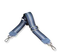 Blade Tracolla regolabile per borsa Cinturino intercambiabile donna Cinghia larga 5 cm con fibbie argentate Tracolla per borsetta o zaino Jeans Blu-1