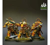 Bladeguard Veterans imperial Fist warhammer 40K COMMISSIONE dipinto