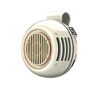 Bladeless Clip Fan, Quiet Rechargeable Cooling Device, 2.52x1.57 inches Portable Fan with 360 Rotation, Low Noise Airflow Unit, Compact Modern Style, Desk Neck Travel Use