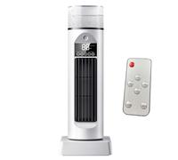Bladeless Misting Fan | 950 g, 37 x 13 x 13 cm, 230 ml Tank | Desktop Air Cooler Tower With USB | Personal Evaporative Cooler With Remote, Home Office Humidifying Fan