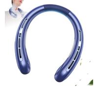 Bladeless Neck Fan - Rechargeable Wearable Cooler | Quiet 5-Speed Fan