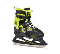 Bladerunner Micro Ice Pattini da ghiaccio Misura Regolabile, Bambini e ragazzi, Nero/Lime, 32-37
