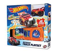 Bladez Toyz- Hotwheels Tile Playset Hot Wheels-Set di binari motorizzati, Multicolore, 52cm x 28cm x 0.6cm, BTTT006