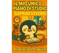 Bladimiro il Pinguino - Quaderno a Quadretti 5 mm: Per bambini curiosi, studenti creativi e piccoli esploratori della matematica