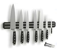 BLADO Porta coltelli magnetico da parete, 55 cm, barra magnetica per coltelli, con magnete ultra forte, porta utensili da cucina, portautensili, striscia magnetica multiuso (55 cm)