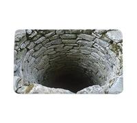 BLADO - Zerbino in, lavabile, con illusione 'abisso, antiscivolo, ideale per la presa della polvere, ideale per interni, bagno, ingresso, porta d'ingresso, camera da, cucina, balcone