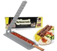 BLADOPIA Kabob Maker per spiedini e bastoncini - Macchina Kabab Maker - Stampo per pressa in plastica - Kebab Making Tool manuale (1)