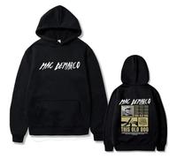 BLAENU Mac Demarco Felpa con Cappuccio Unisex This Old Dog Album Modello Manica Lunga Hoodie Casual Hip Hop Uomo Donna Retro Harajuku Streetwear XXS-4XL-Black||s